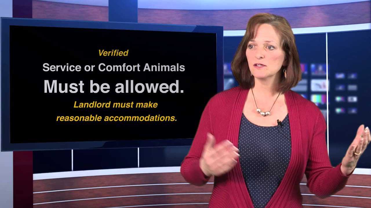 Fair Housing - Service and Comfort Animals