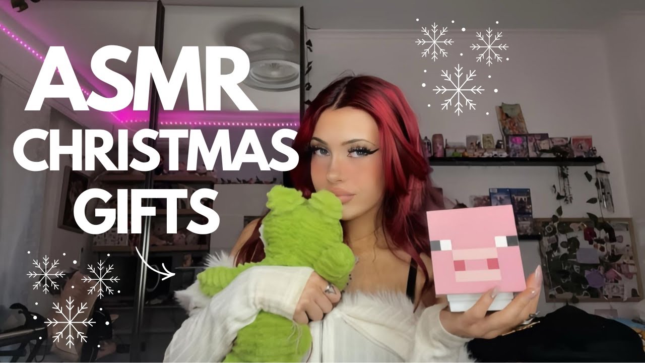 ₊˚⊹♡ ASMR ~ SHOPPING 🎀+ REGALINI DI NATALE🎄❄️ (tapping, scratching)
