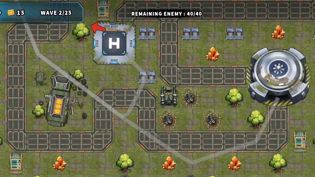 Tower Defense Rush Stage 40