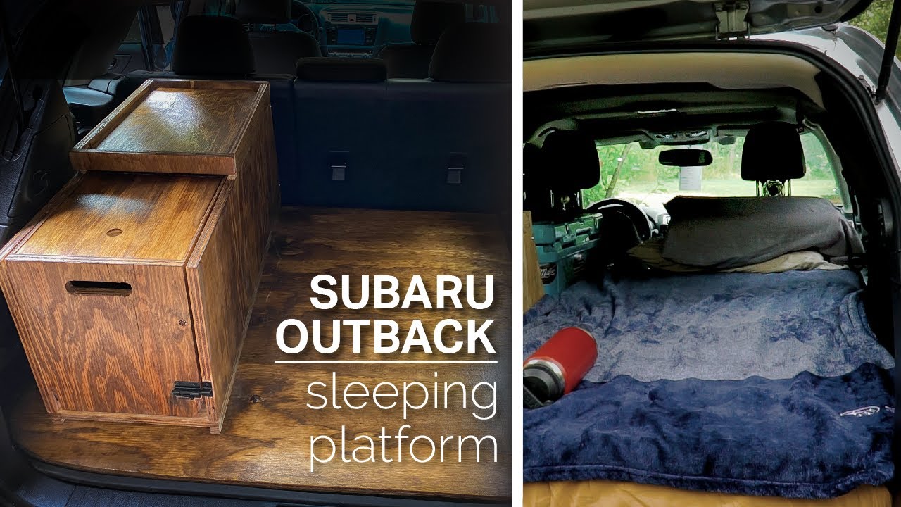 DIY Subaru Outback Sleeping & Storage Platform | Soft Roading Vehicle Walk Around