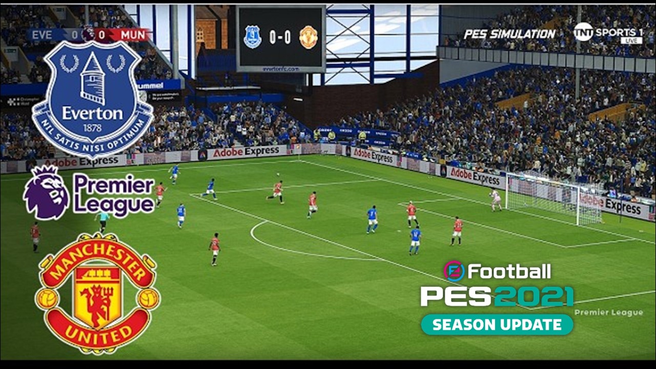 🔴LIVE | Everton v Manchester United | Premier League 2025-2026 | PES 2021 Simulation Gameplay