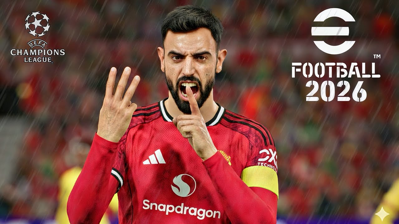eFootball 2026 (PS5 PRO) 4K | MAN UNITED vs. PARIS SAINT-GERMAIN | UEFA Champions League 2026 FINAL