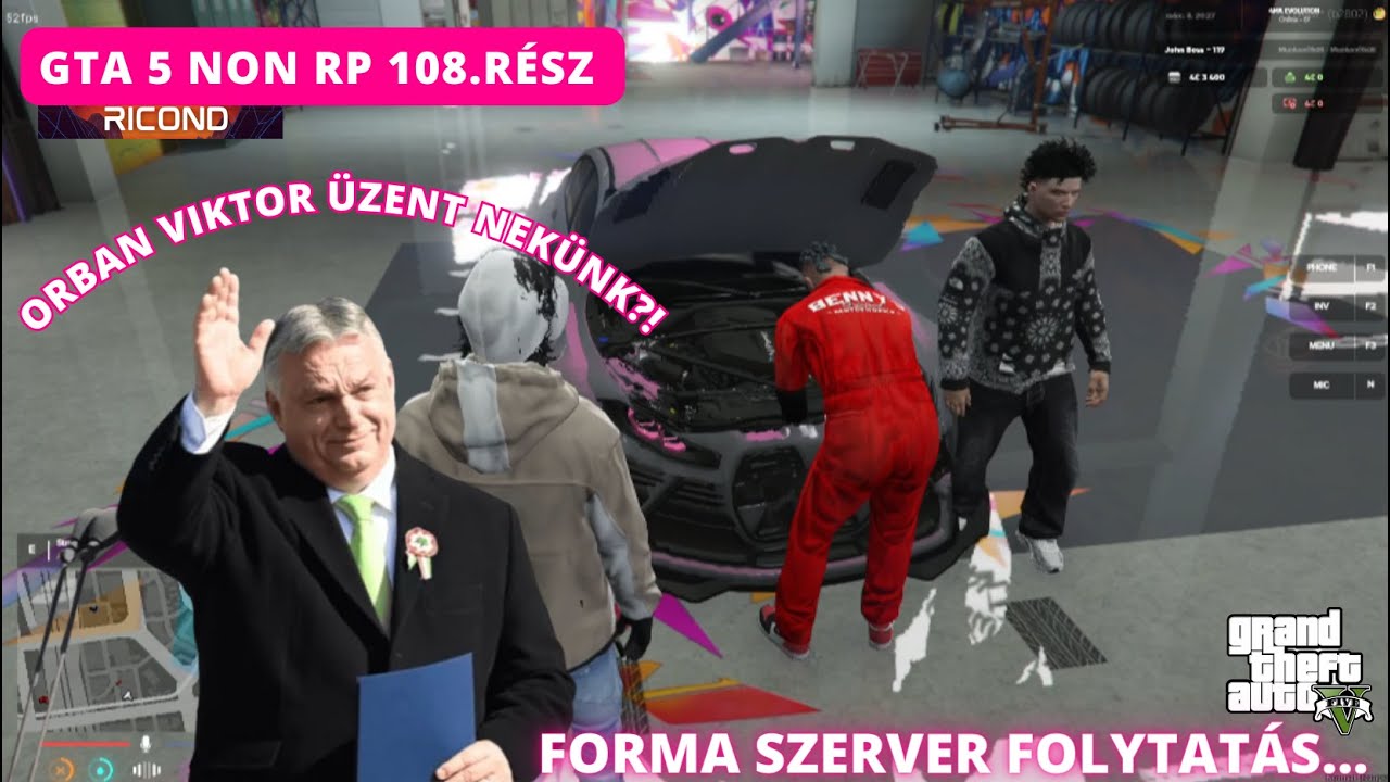Gta 5 Non RP! 108. rész. Forma szerver folytatása, ilyen hamar kaptuk a BAN-t?!