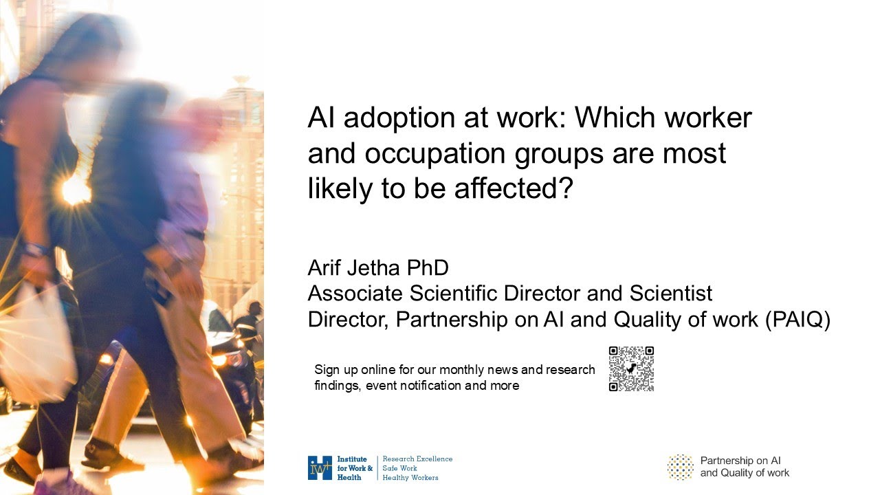 AI adoption at work: Which worker and occupation groups are most likely to be affected?