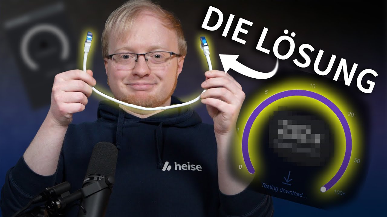 Kabel gegen lahmes WLAN: So geht's (fast) nur mit Hausmitteln!