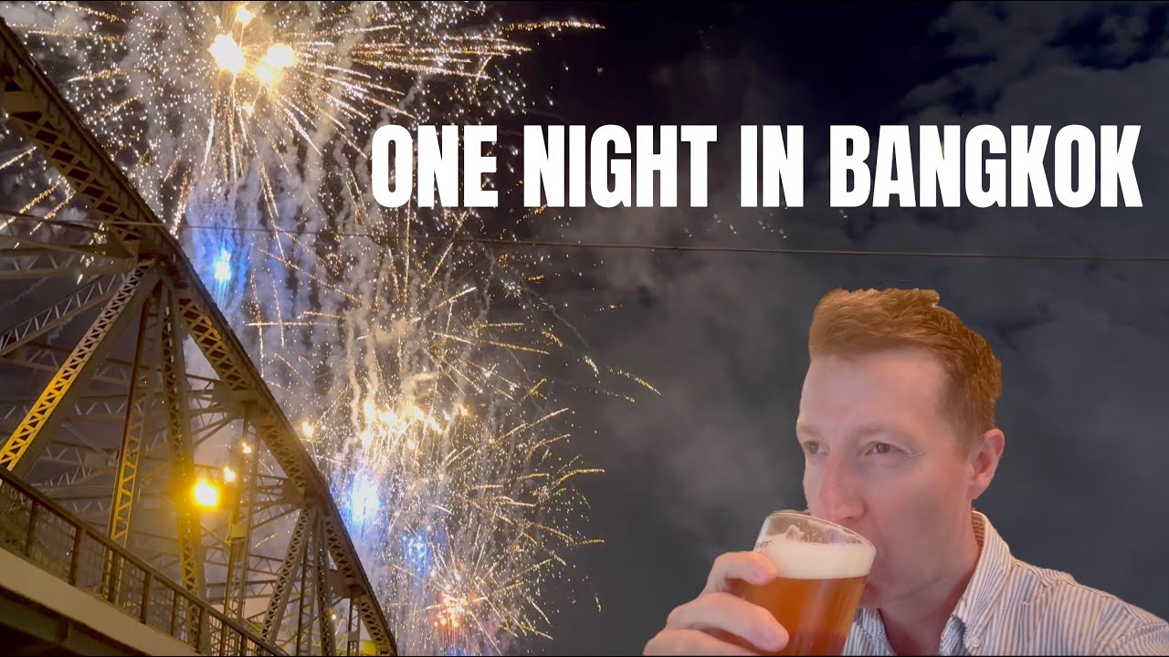 Ночь в Бангкоке: ночная жизнь и фейерверки на улице Сой Нана 🎇🎆