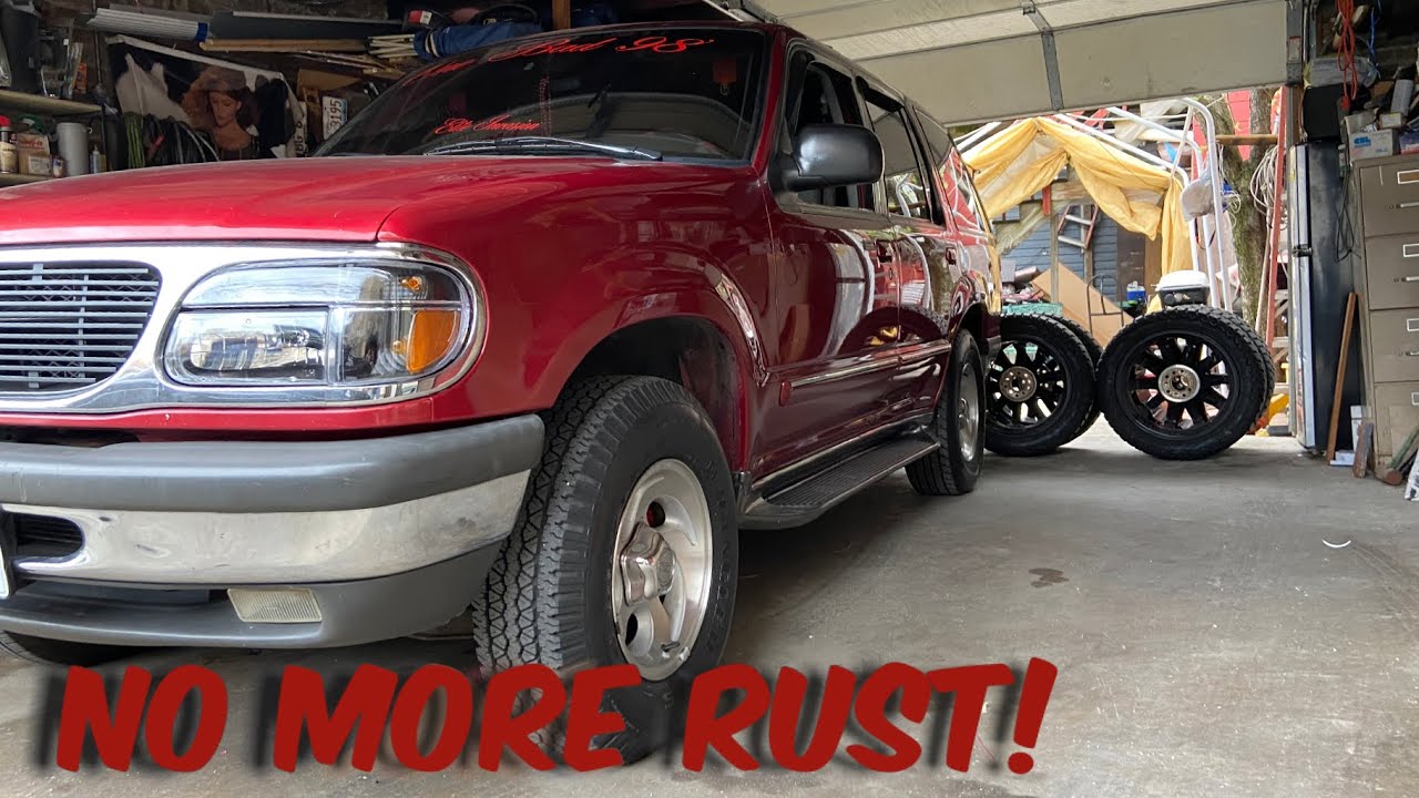 20x9 FUEL CONTRA WHEELS ON 1998 FORD EXPLORER!