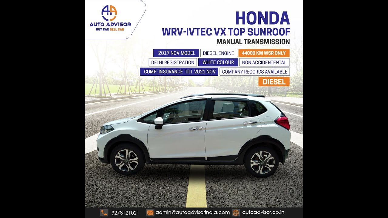 🚘HONDA WRV-IVTEC VX TOP SUNROOF