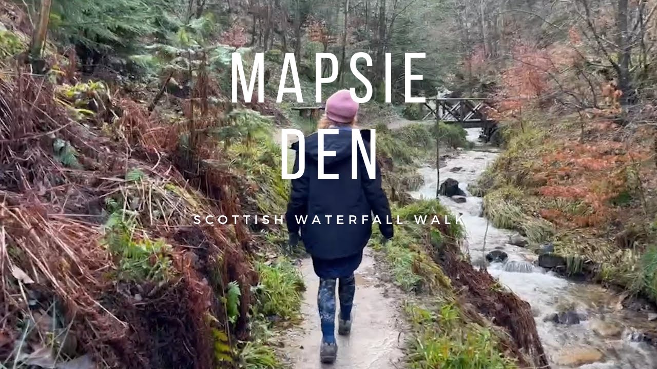 Exploring Falkland estate and Mapsie Den waterfall | Scotland