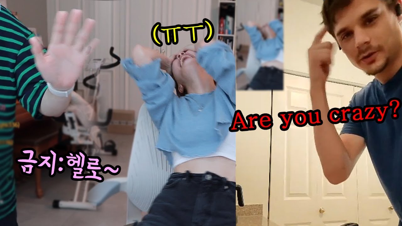 새로 사귄 미국인 친구가 저한테 미쳤냐고 하네요