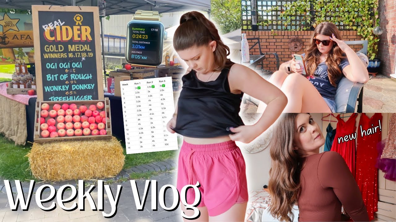 WEEKLY VLOG: 10k training, food festival & and brand newish me!