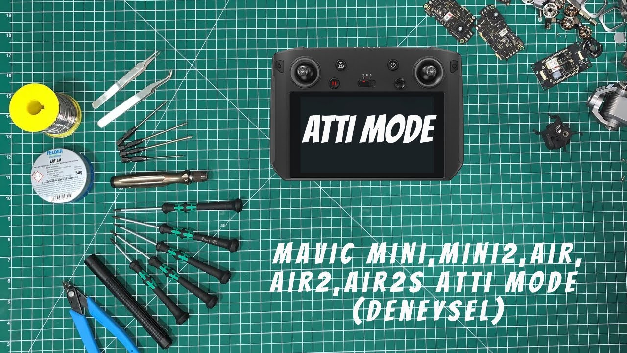 Mavic mini,mini 2,air,air2,air2s atti mode Deneysel