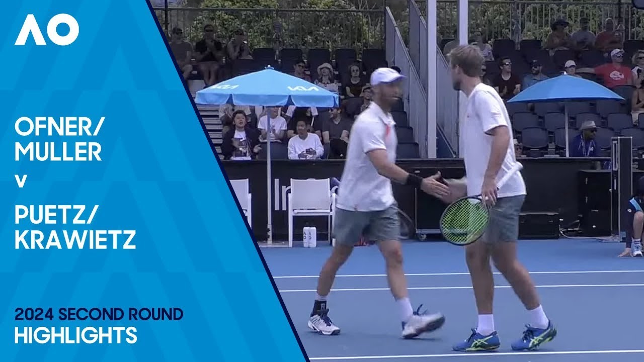 Muller/Ofner v Krawietz/P&uuml;etz Highlights | Australian Open 2024 Second Round