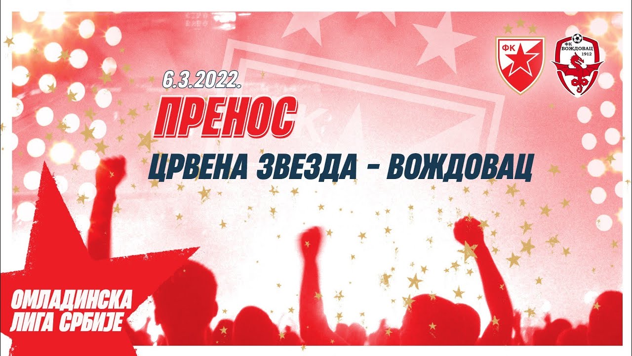 Omladinska liga Srbije: Crvena zvezda - Voždovac 6:2, ceo meč