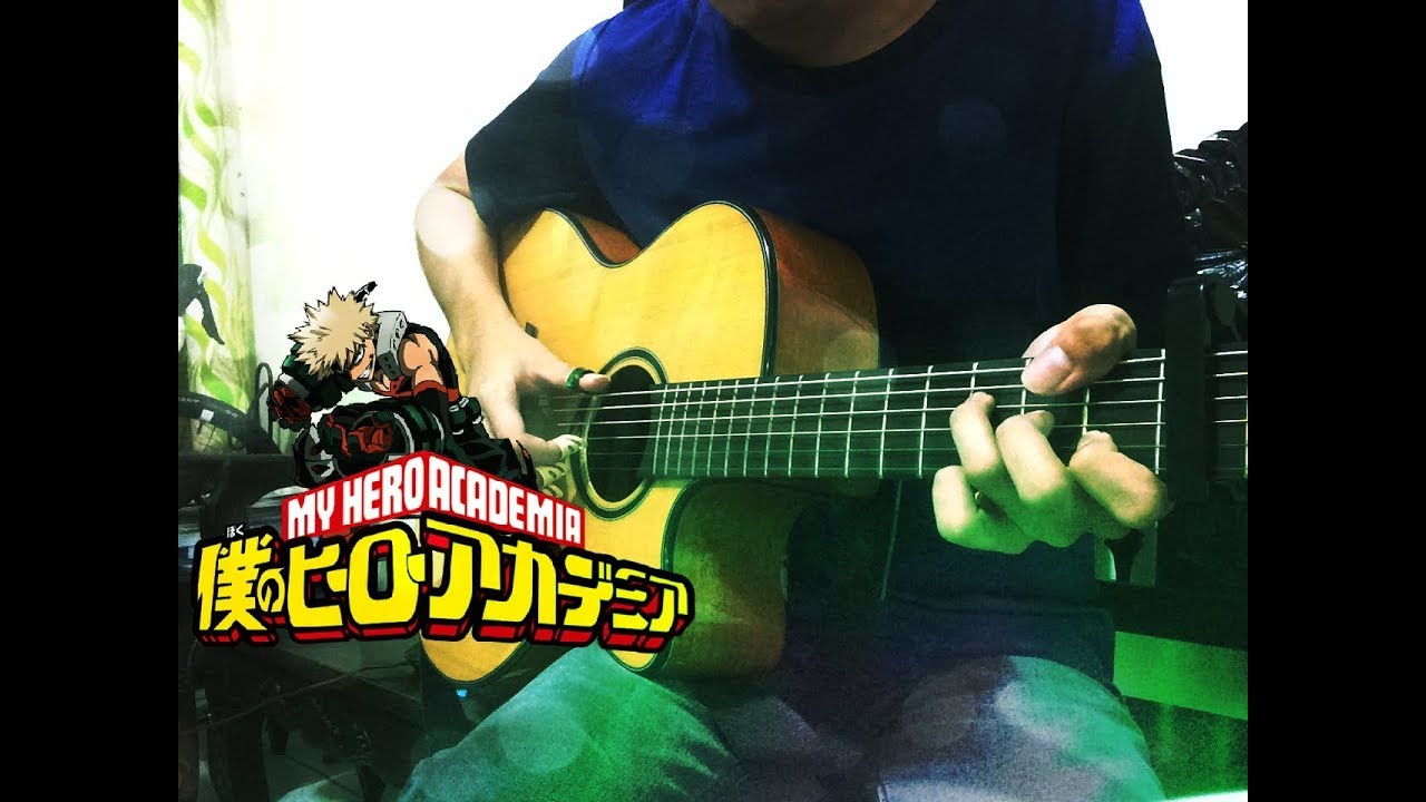 (TABS) Boku No Hero Academia S2 Peace sign Fingerstyle Guitar Cover (Arr.Eddie Van Der Meer)