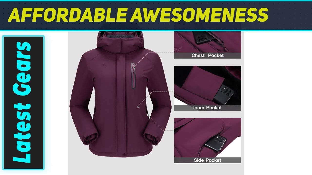 CAMEL CROWN Women's Ski Jacket: Your Amazing Shield Against the Elements