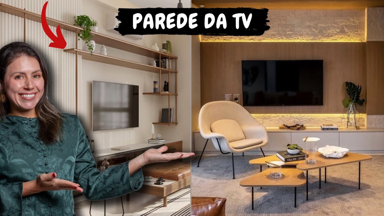 TRUQUES PARA DECORAR A PAREDE DA TV