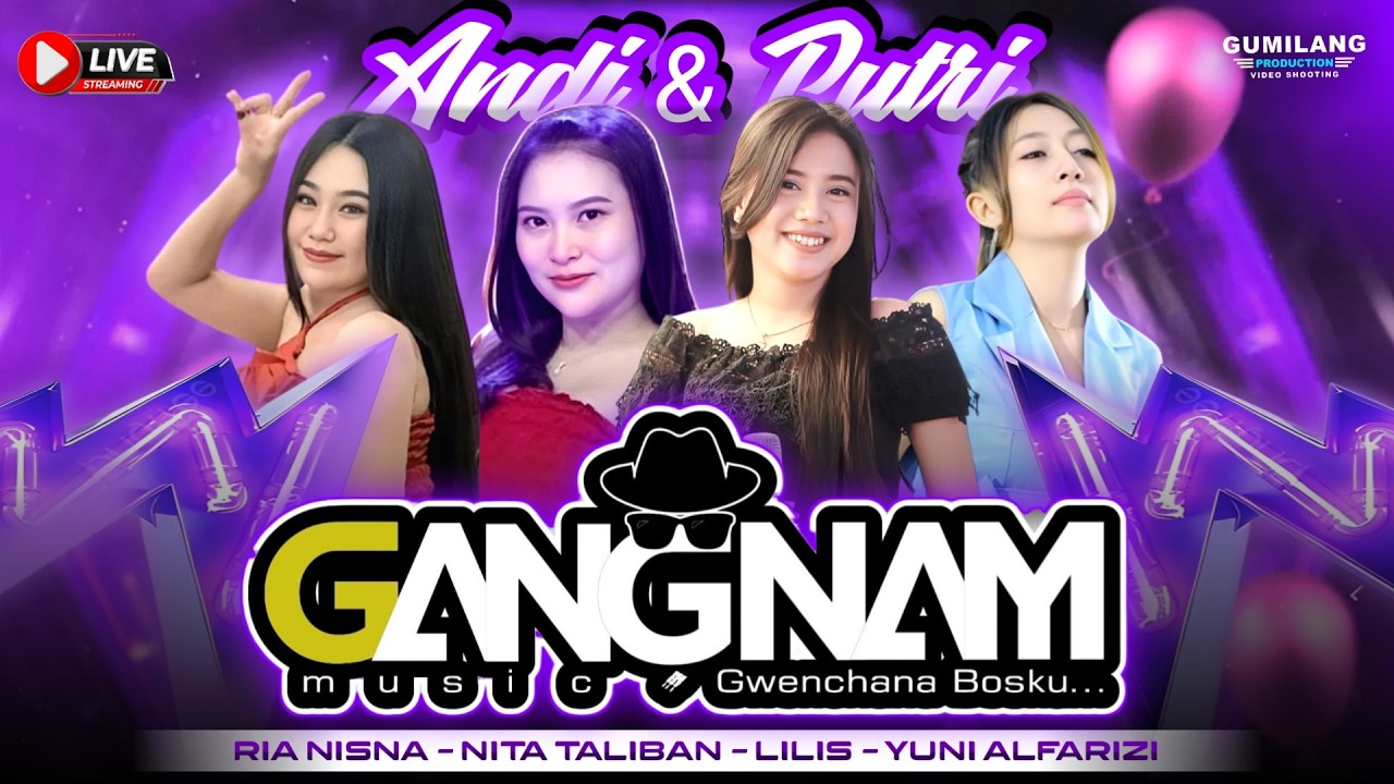 🔴LIVE GANGNAM MUSIC - WEDDING ANDI & PUTRI
