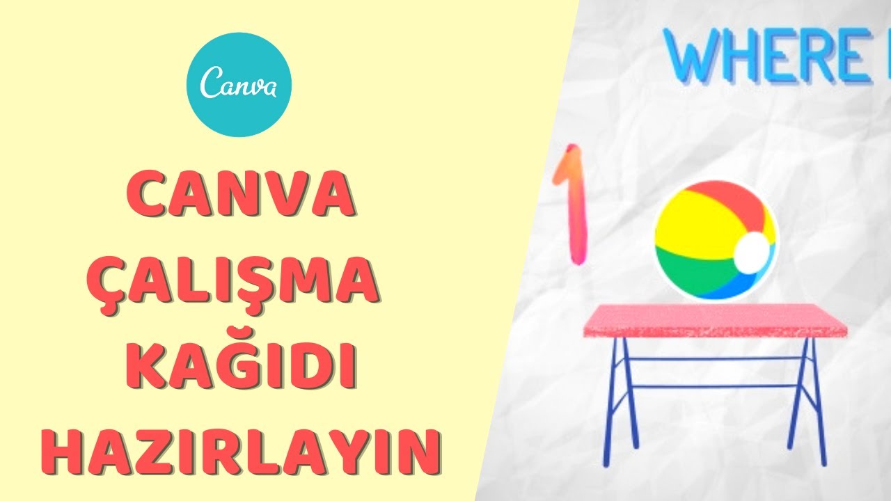 Canva - Çalışma Kağıtları Hazırlayın