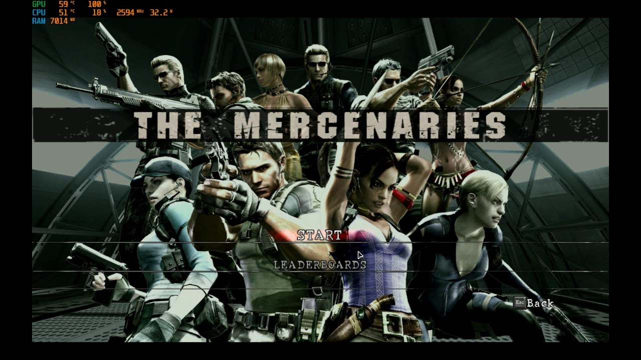 RE5 Mercenaries Classic w/ Gustavo