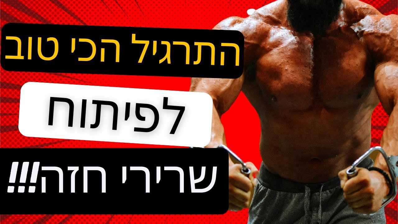 אימון חזה במכון כושר! איזה תרגילים הכי טובים לבניית שרירי חזה?