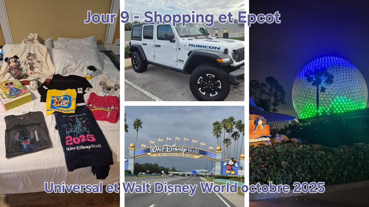 #9 - Journée off à Disney World 🚗🛍️ | Outlets, Celebration & EPCOT