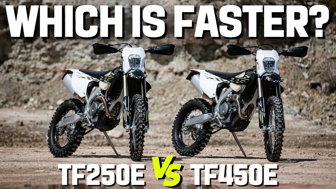 JONNY WALKER - COMPARING THE TRIUMPH TF250e vs TF450e