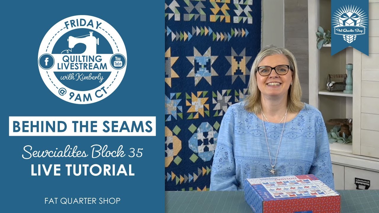 LIVE: Quilts for FLAG DAY, a TABLETASTIC trunk show & SPECIAL REVEAL! - Behind the Seams