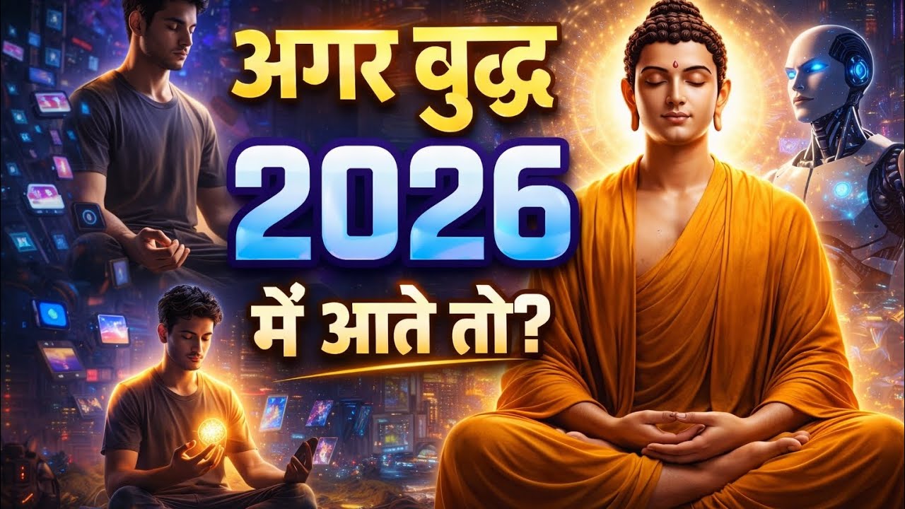 2026 में बुद्ध क्या सोचते? Modern Life का सच #Buddha2026#ModernBuddha#Mindfulness#StudentMotivation