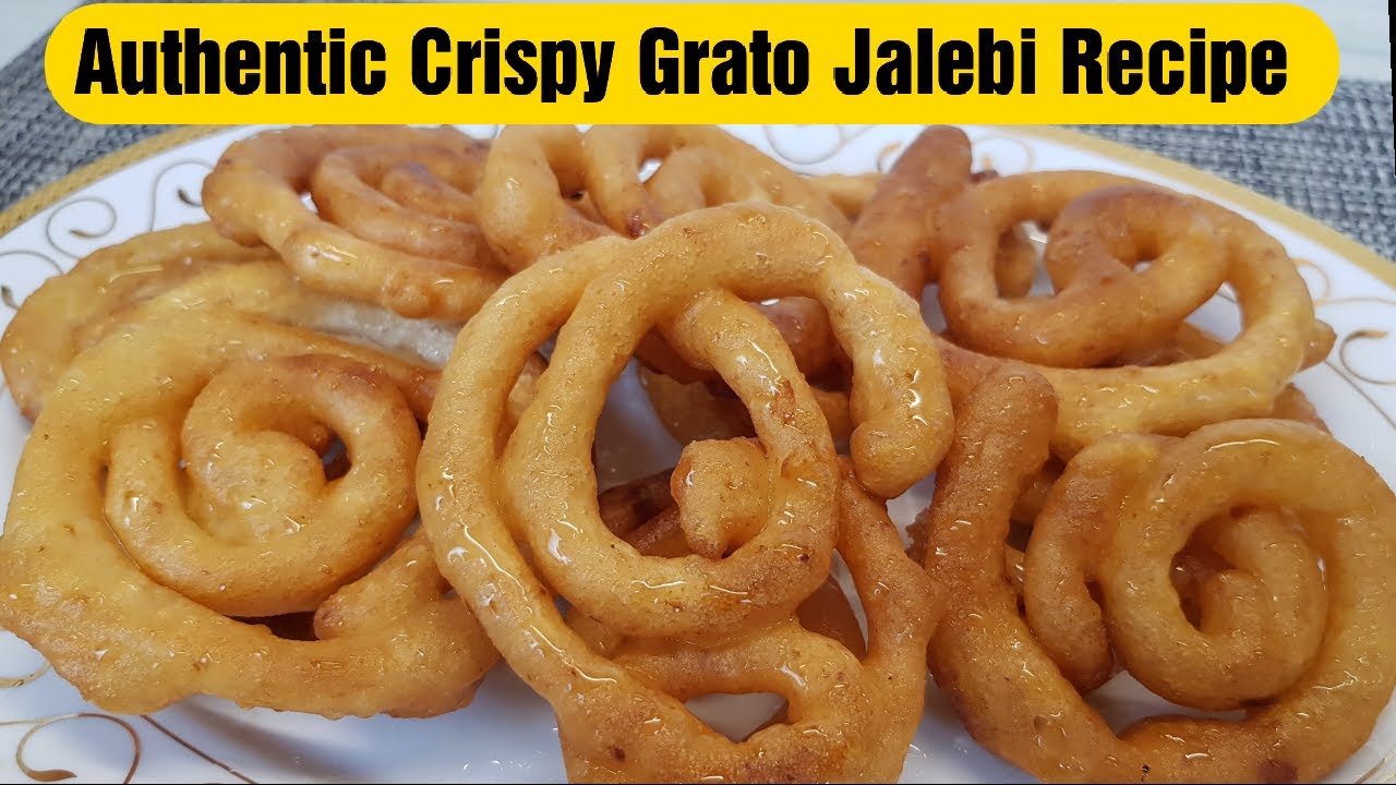 Halwayi Grato Jalebi Recipe| Authentic Recipe Of Grato Jalebi