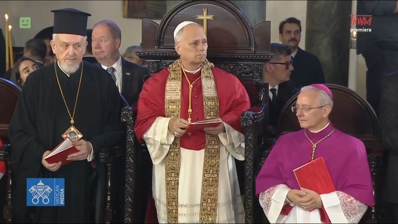 Podr&oacute;ż apostolska Papieża Leona XIV do Turcji: Boska liturgia w Cerkwi patriarchalnej św. Jerzego