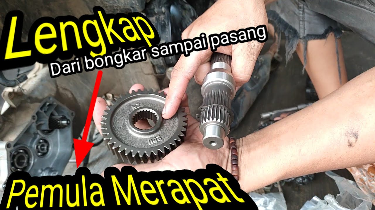 Ganti gigi rasio Mio m3/Mio 125  UNTUK PEMULA, bersama Alfin Motor