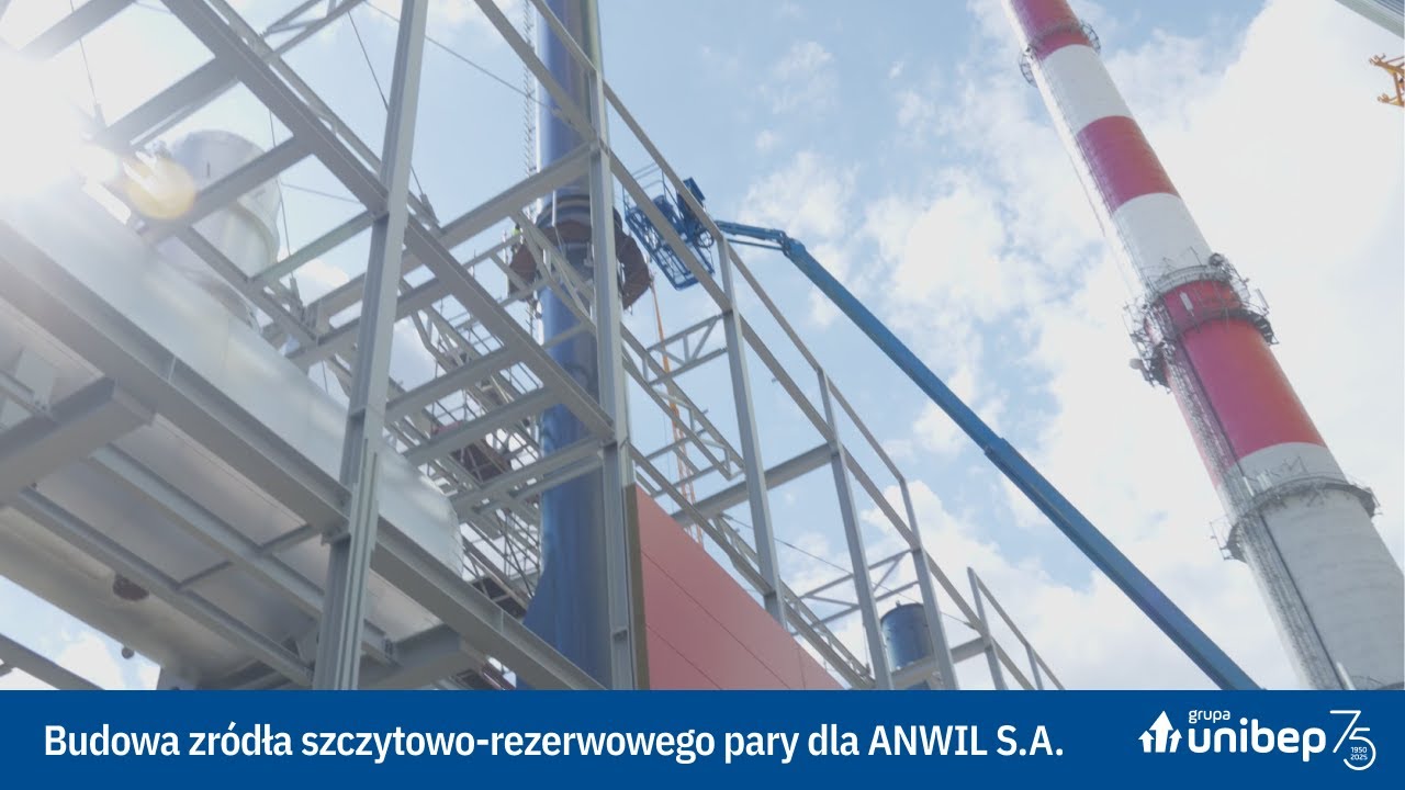 Budowa źródła szczytowo-rezerwowego pary dla ANWIL S.A. - część I