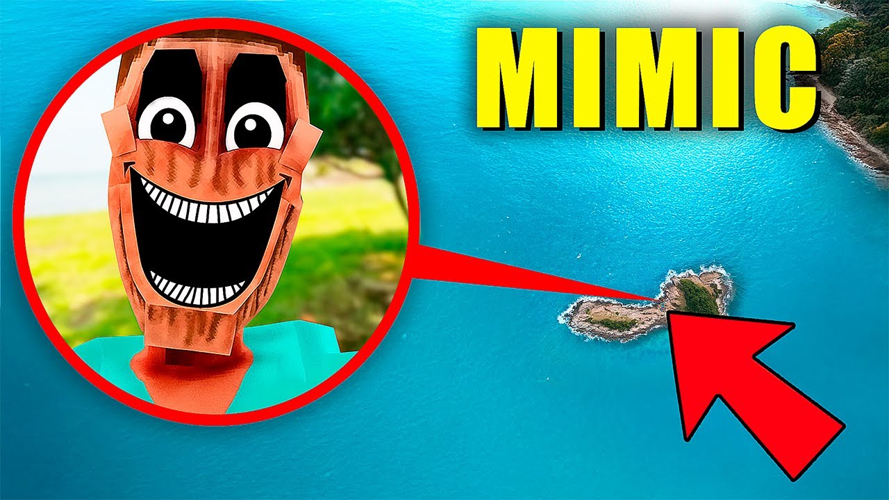 мой дрон снял МИМИКА в Реальной Жизни!