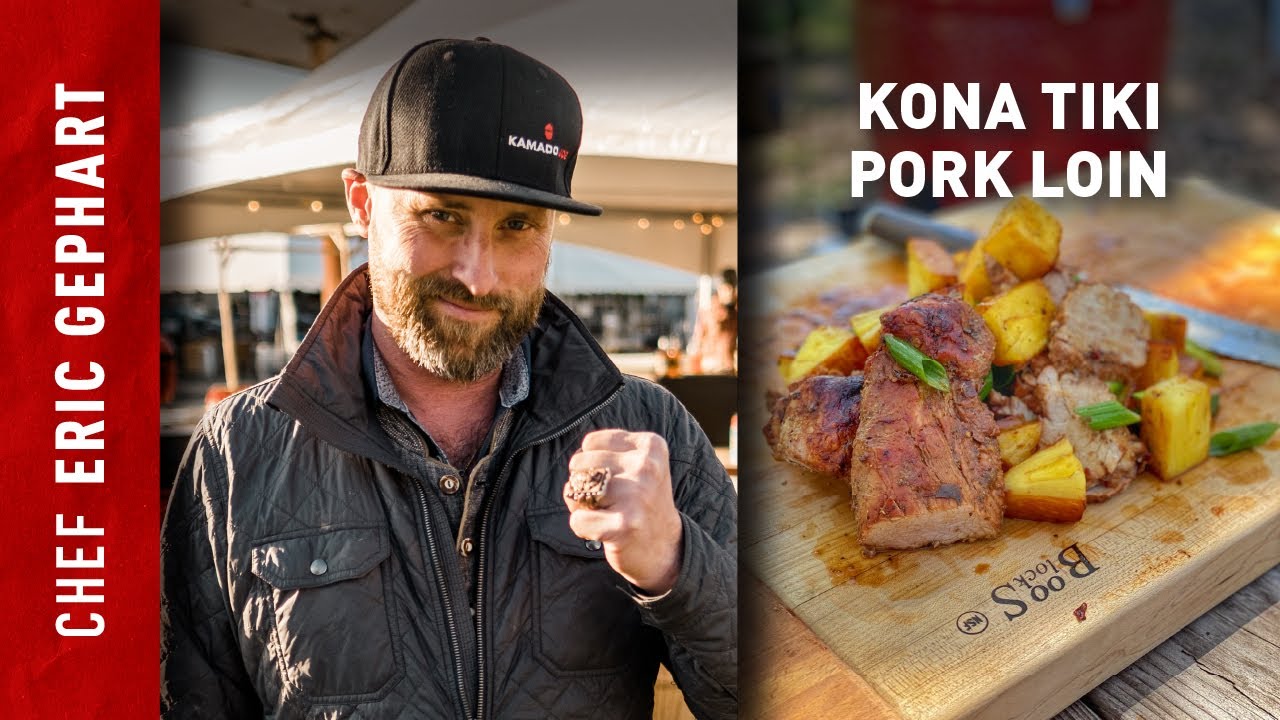 Kona Tiki Pork Roast on Kamado Joe