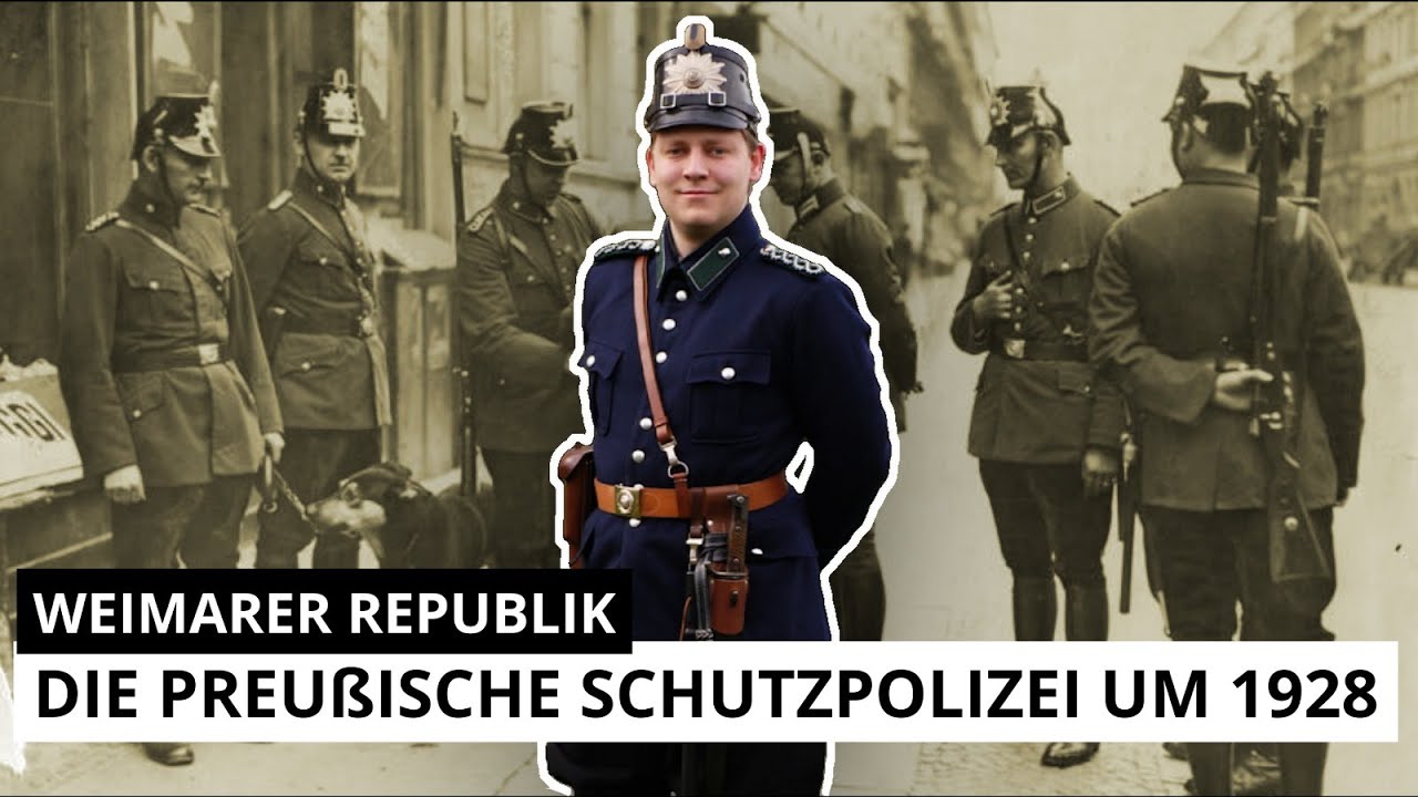 Die preußische Schutzpolizei 1928 [ENG SUBS]