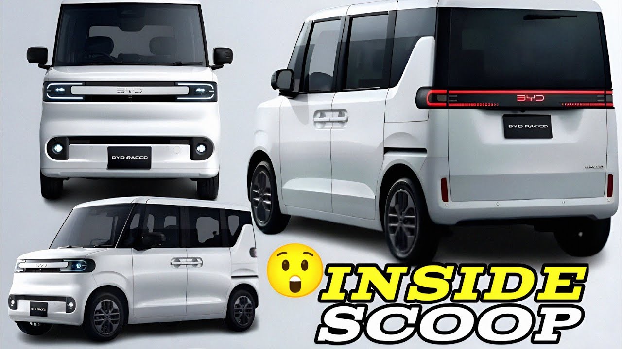 BYD RACCO 2026 Interior Officially Revealed — 180KM Range For Just $16K #byd #bydracco #keicars