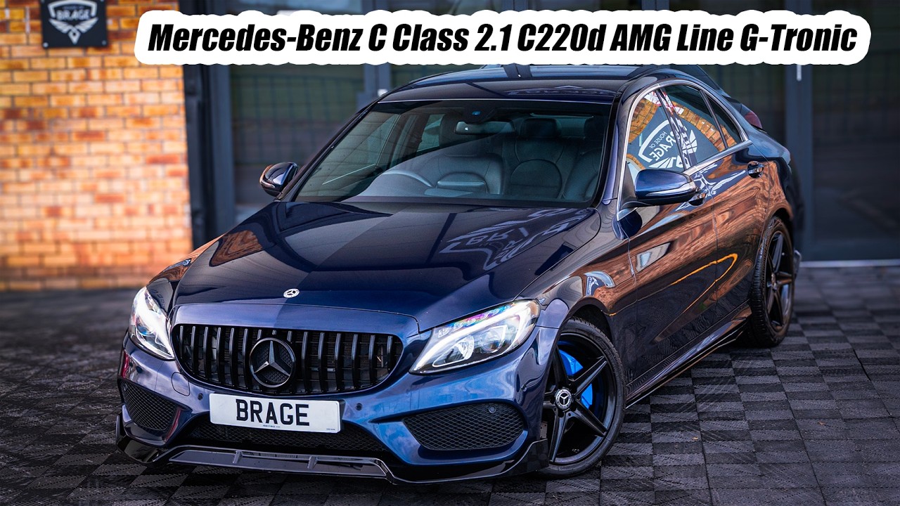 Mercedes-Benz (OE67 FGU) C Class 2.1 C220d AMG Line G-Tronic #mecedesbenz #mercedesamg
