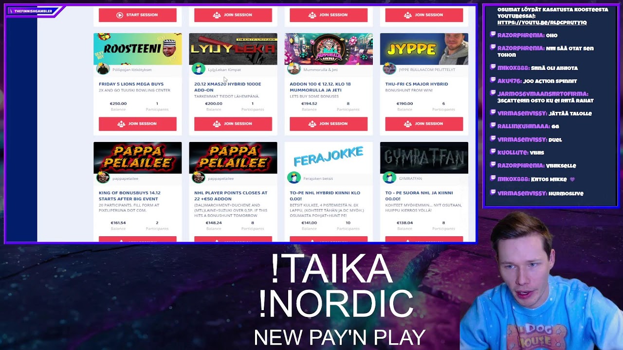 BUYING BONUSES｜New Pay'n Play !nordic + !Taika｜!jokeri｜!pacho｜New non sticky !robocat