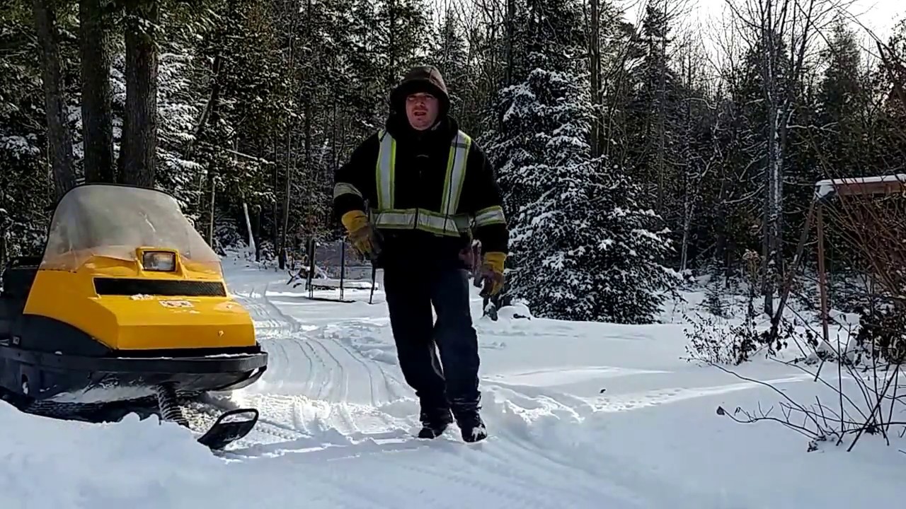 1995 bombardier alpine 2 snowmobile ski-doo , 1 run !!!!
