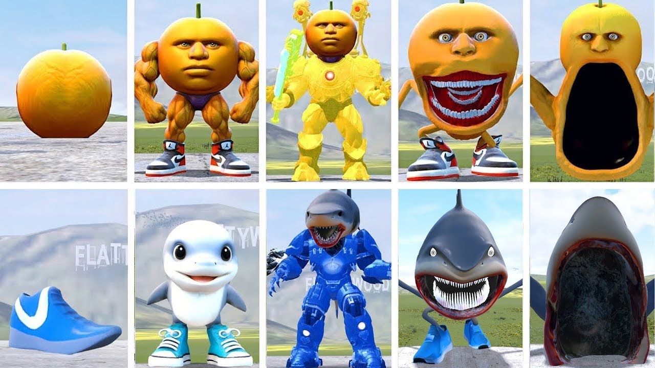EVOLUTION OF ALL ODINDINDUN VS NEW CURSED TRALALELO TRALALA POPPY PLAYTIME CHAPTER 4 in Garry's Mod