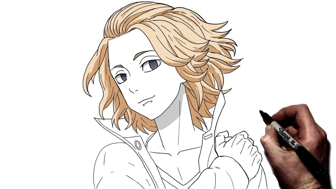 How To Draw Mikey | Step By Step | Tokyo Revengers