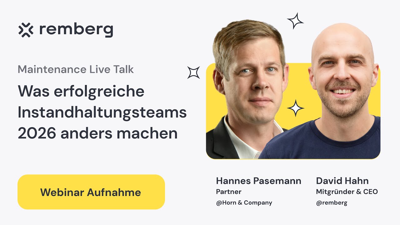 Instandhaltung 2026: Was erfolgreiche Teams jetzt anders machen müssen
