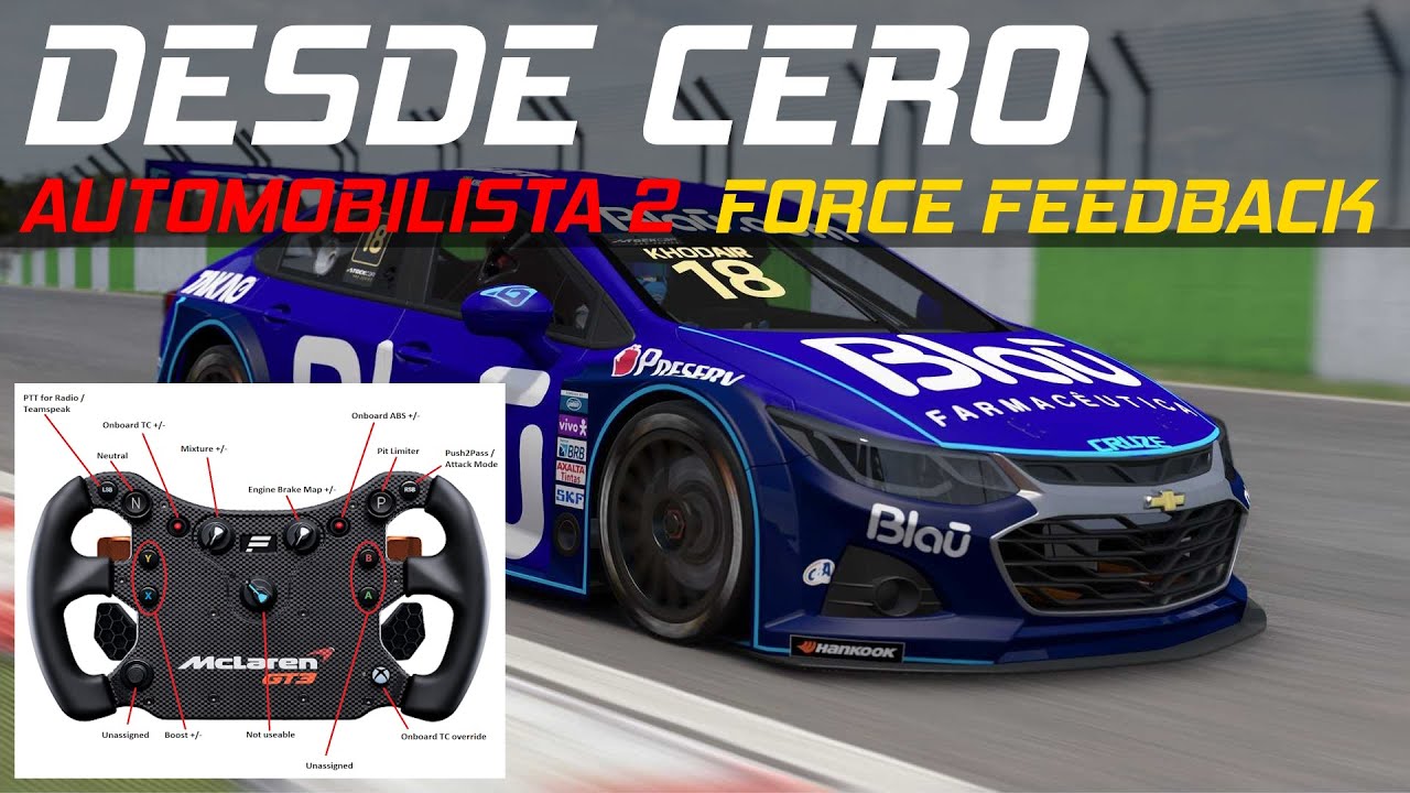 Configuración volante Fanatec CSL DD en Automobilista 2 - Calibración + FFB