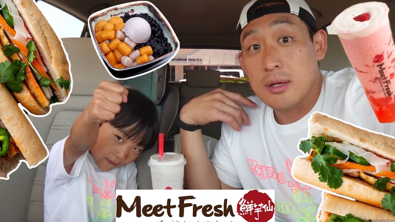 BANH MI and BOBA!! SANDWICH and DESSERT MUKBANG