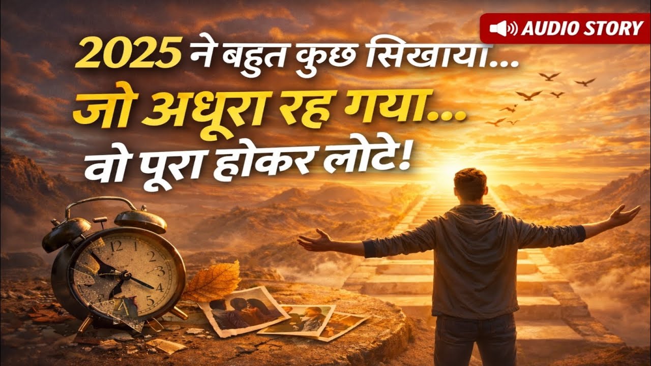 2025 ने बहुत कुछ सिखाया | 2026 से उम्मीद |दिल छू लेने वाली ऑडियो कहानी |Emotional Motivational Story