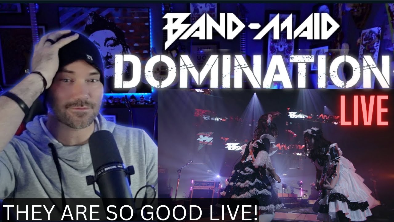 Metal Vocalist - BAND-MAID DOMINATION LIVE ( FIRST TIME REACTION )