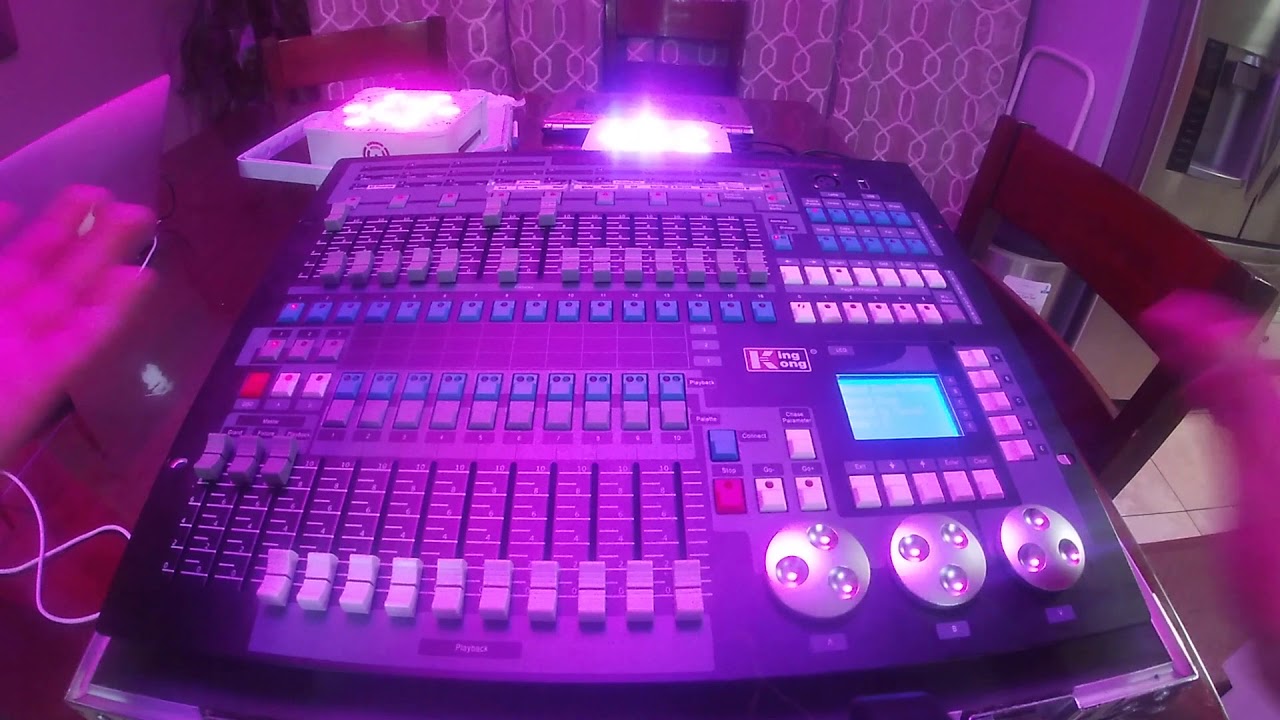 Mixer dmx King Kong 1024 esenas y paletas parte 2