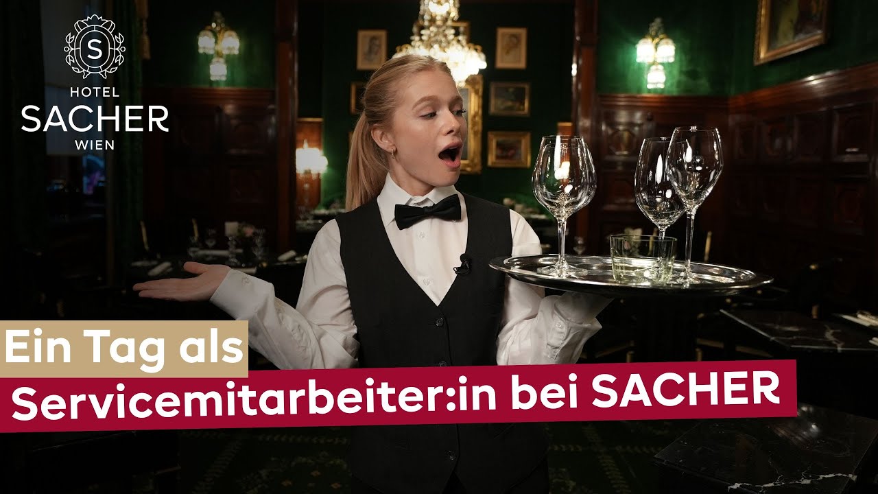 Ein Tag als Servicemitarbeiter:in im Hotel SACHER Wien