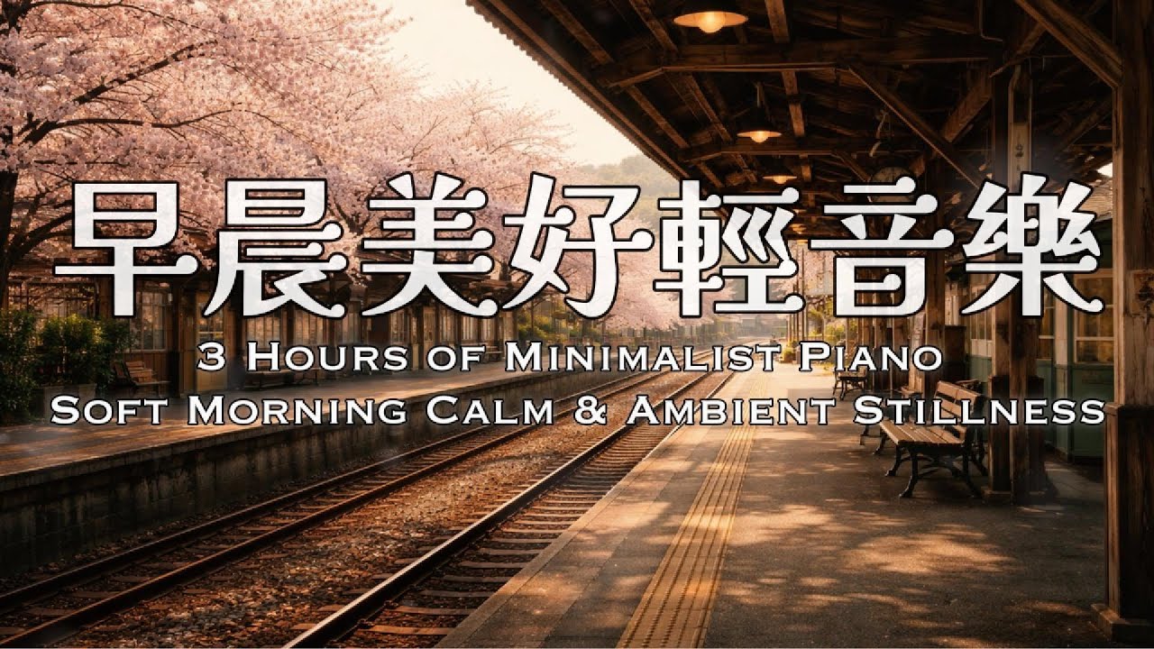 時光靜止的清晨｜3 小時極簡鋼琴：在呼吸間感受純淨寧靜 🌸 Minimalist Piano| #relaxingmusic #goodmorningmusic #softmusic #早晨音樂